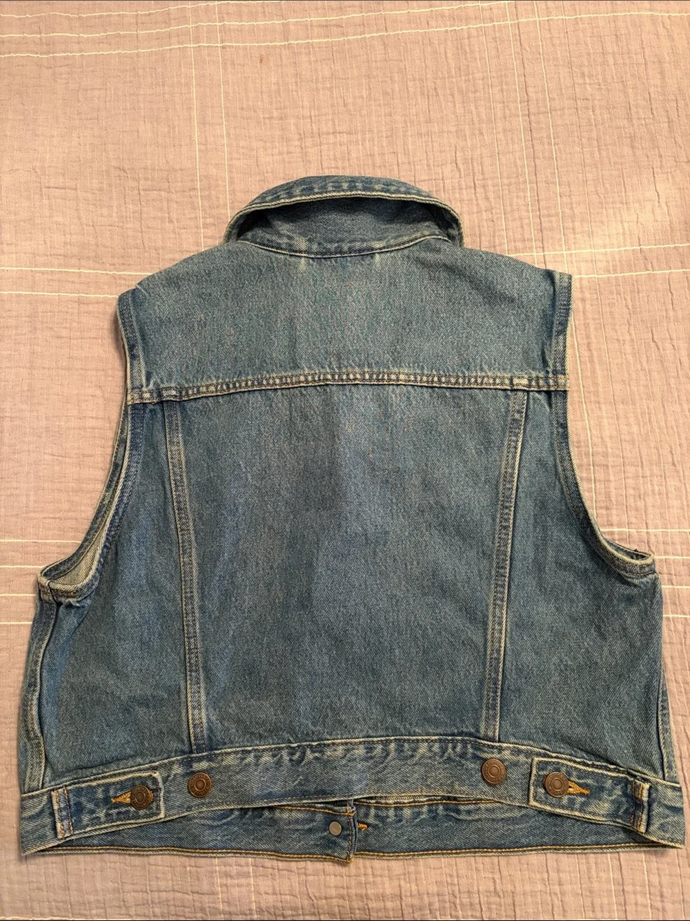 Levi's Kids Denim Vest in Classic Blue